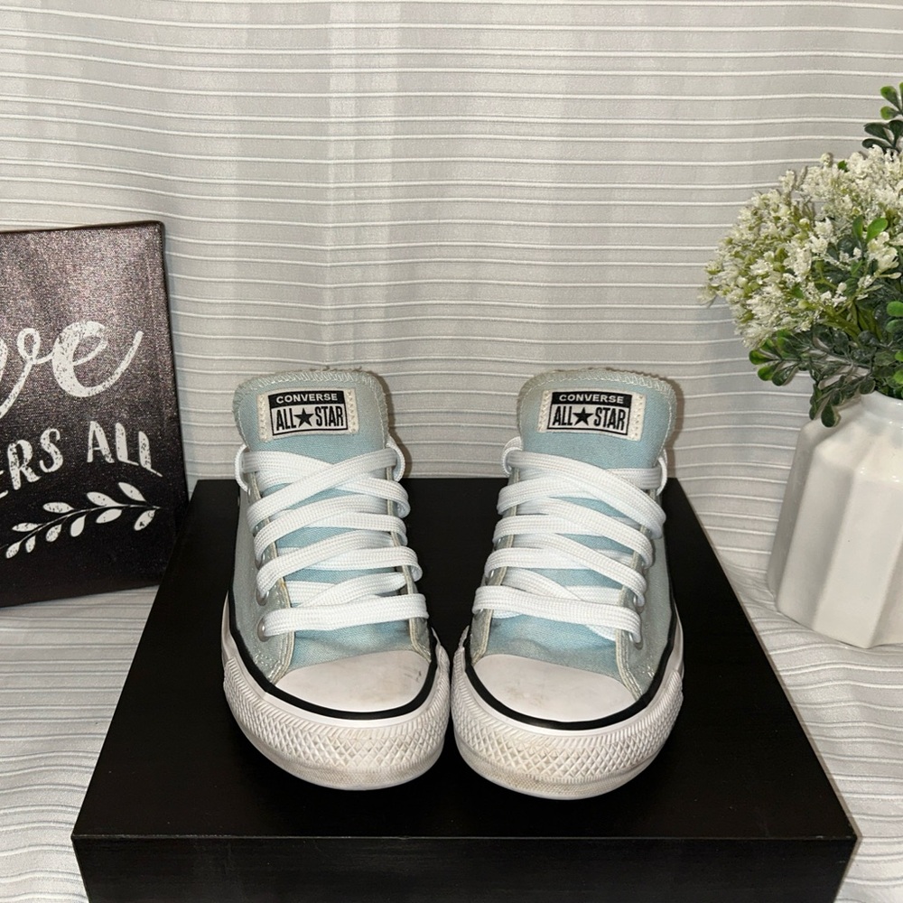 Converse Unisex All Star Ox 160460F Teal Casual Shoes Sneakers Size M 5.5 W 7.5